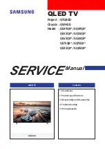 Preview for 1 page of Samsung GQ49Q8 Series Service Manual