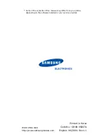 Samsung GSM1800 Manual preview