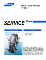 Preview for 1 page of Samsung GT-B2710 Service Manual