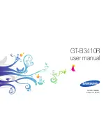 Preview for 1 page of Samsung GT-B3410R User Manual