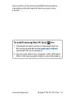 Samsung GT-B5330L User Manual preview