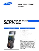 Preview for 1 page of Samsung GT-B6520 Service Manual