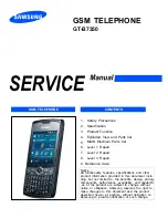 Preview for 1 page of Samsung GT-B7350 Service Manual