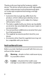 Preview for 2 page of Samsung GT-B7510 Quick Start Manual