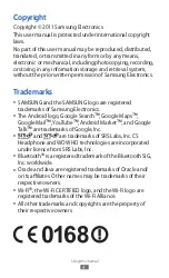 Предварительный просмотр 5 страницы Samsung GT-B7510 User Manual