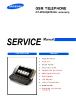 Samsung GT-B7620 Service Manual предпросмотр