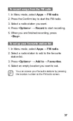 Preview for 38 page of Samsung GT-C3200 User Manual