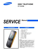 Preview for 1 page of Samsung GT-C3200L Service Manual