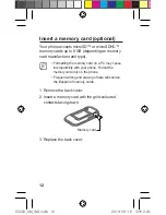 Preview for 13 page of Samsung GT-C3303 User Manual