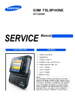 Samsung GT-C3500 Service Manual предпросмотр