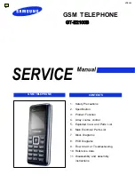 Samsung GT-E2100B Service Manual preview