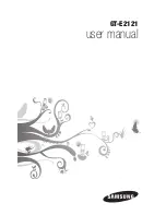 Предварительный просмотр 2 страницы Samsung GT-E2121 User Manual