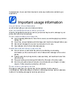 Preview for 6 page of Samsung GT-E3300I User Manual