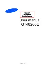 Preview for 1 page of Samsung GT-I8260E User Manual