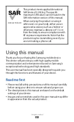 Preview for 3 page of Samsung GT-I9070 User Manual