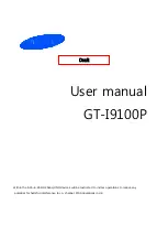 Samsung GT-I9100P User Manual preview