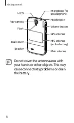 Предварительный просмотр 9 страницы Samsung GT-I9195H Quick Start Manual