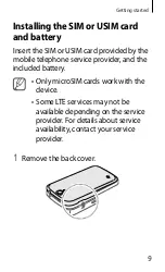 Предварительный просмотр 10 страницы Samsung GT-I9195H Quick Start Manual