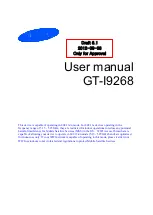 Samsung GT-I9268 User Manual preview