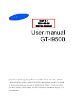 Предварительный просмотр 1 страницы Samsung GT-I9500 User Manual