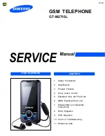 Предварительный просмотр 1 страницы Samsung GT-M2710L Service Manual