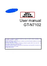 Preview for 1 page of Samsung GT-N7102 User Manual