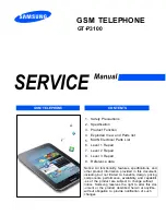 Preview for 1 page of Samsung GT-P3100 Servise Manual