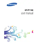 Preview for 1 page of Samsung GT-P7100 User Manual