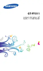 Предварительный просмотр 1 страницы Samsung GT-P7511 User Manual