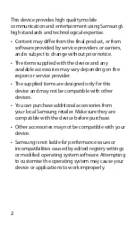 Preview for 3 page of Samsung GT-P8510 Quick Start Manual