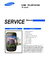 Предварительный просмотр 1 страницы Samsung GT-S3850 Service Manual