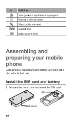 Предварительный просмотр 12 страницы Samsung GT-S5260P User Manual