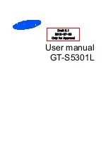 Preview for 1 page of Samsung GT-S5301L User Manual