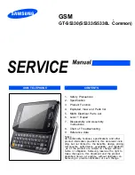 Предварительный просмотр 1 страницы Samsung GT-S5330 Service Manual