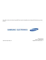 Samsung GT-S5350 User Manual preview