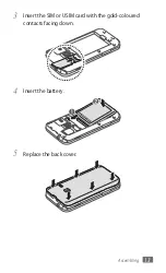 Preview for 14 page of Samsung GT-S5820 User Manual