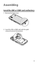 Предварительный просмотр 6 страницы Samsung GT-S5830 Quick Start Manual