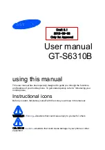 Preview for 1 page of Samsung GT-S6310B User Manual