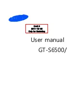 Preview for 1 page of Samsung GT-S6500L User Manual