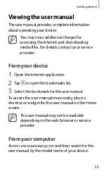 Preview for 14 page of Samsung GT-S6810P Quick Start Manual