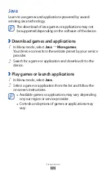 Preview for 72 page of Samsung GT-S7250 User Manual