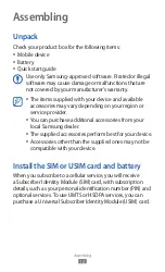 Предварительный просмотр 10 страницы Samsung GT-S7500 User Manual