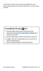 Preview for 158 page of Samsung GT-S7500W User Manual