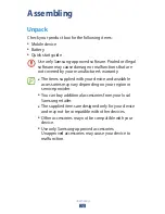 Preview for 10 page of Samsung GT-S7560 User Manual