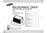 Preview for 73 page of Samsung GW76N Owner'S Instructions And Cooking Manual