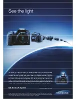 Предварительный просмотр 9 страницы Samsung GX10 DSLR Brochure & Specs