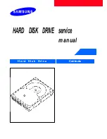 Samsung HARD DISK DRIVE Service Manual preview