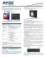 Samsung HARMAN AMX VARIA-150 Quick Start Manual preview