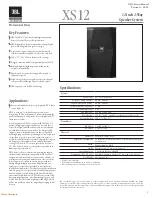 Предварительный просмотр 3 страницы Samsung Harman JBL KS12 Service Manual