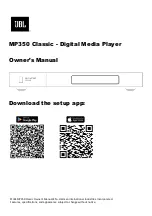 Предварительный просмотр 1 страницы Samsung HARMAN JBL MP350 Classic Owner'S Manual